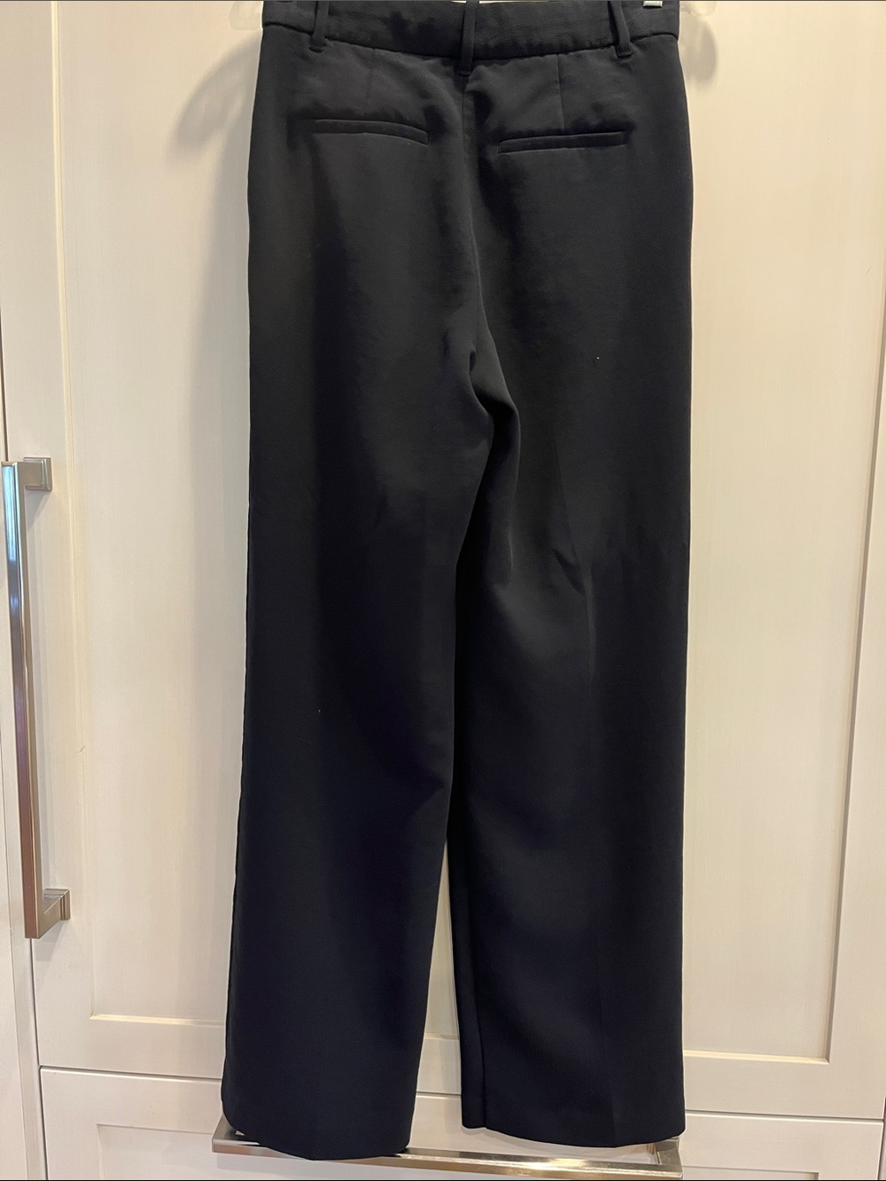 Wilfred Wide Leg Effortless Black crepette Trousers - Picture 8 of 12